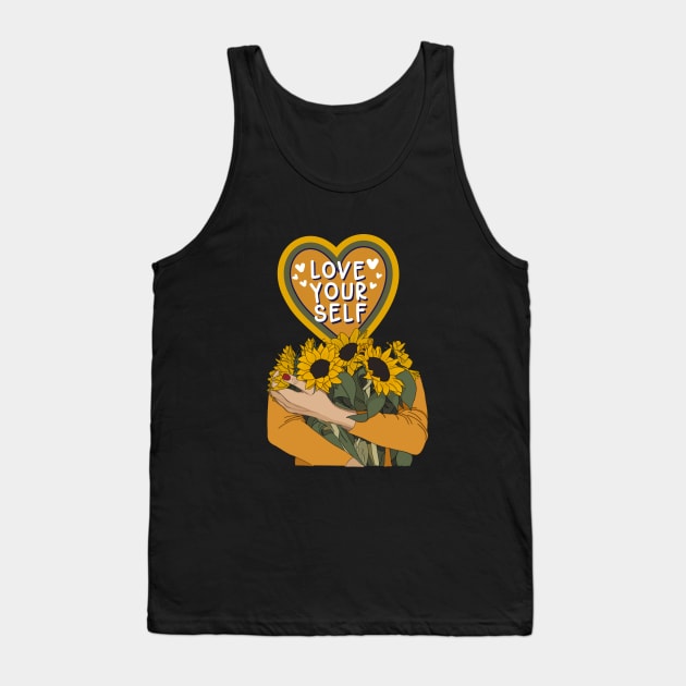 Love Yourself Always Tank Top by Artist usha